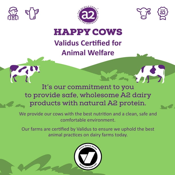 A2 Milk® Ultra-Pasteurized Whole Milk, 59 fl oz Carton