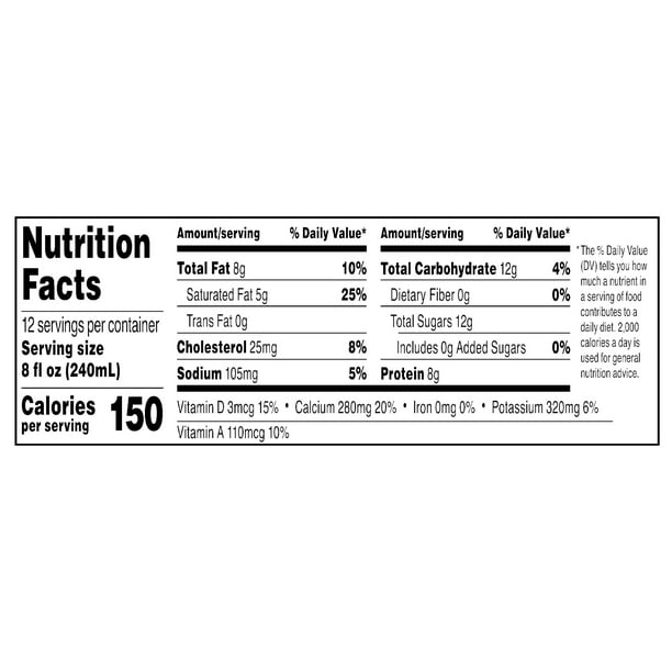 bettergoods Organic Whole Milk, 8 fl oz, 12 Count