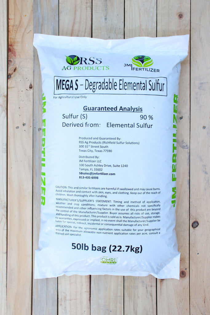 Sulfur fertilizer  90% &#8211; 50 lb Bag