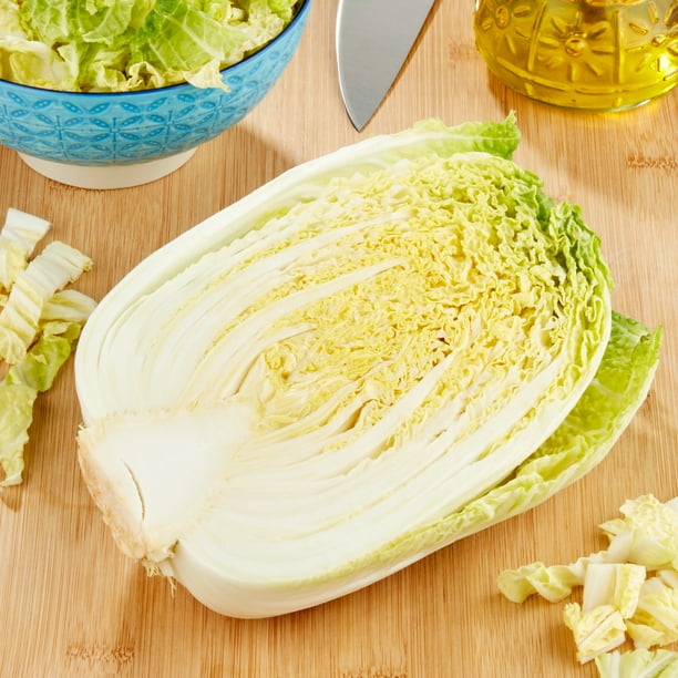 Fresh and Vibrant Whole Napa Cabbage, Each