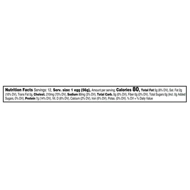 Great Value Cage-Free Grade AA Extra Large White Eggs, 12 Count