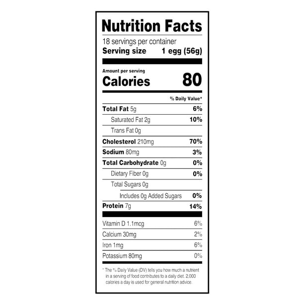 Great Value Cage-Free Grade AA Extra Large White Eggs, 18 Count