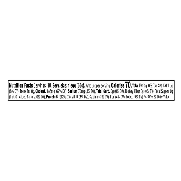 Great Value Cage-Free Large White Eggs, 18 Count