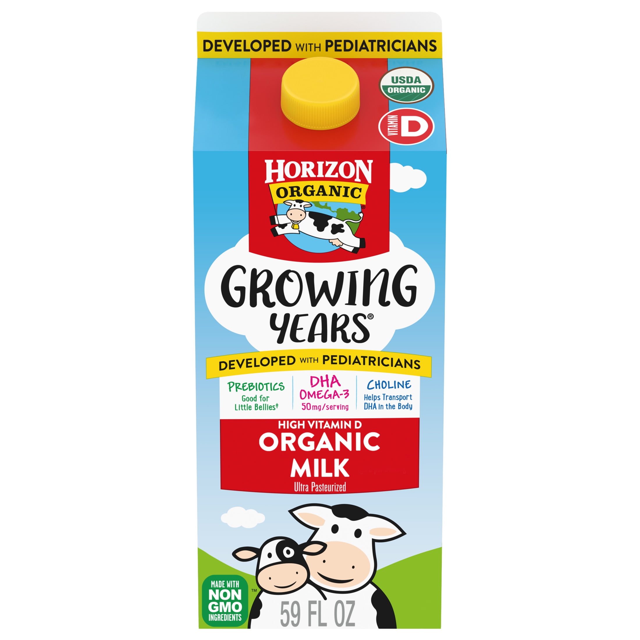Horizon Organic Growing Years Milk with DHA Omega-3, 59 fl oz Carton