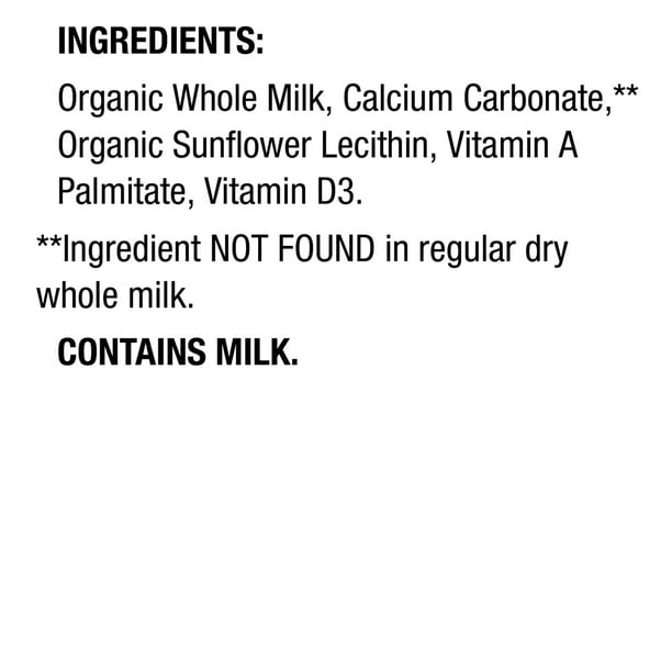 Horizon Organic Instant Dry Whole Milk, 30.6 Oz