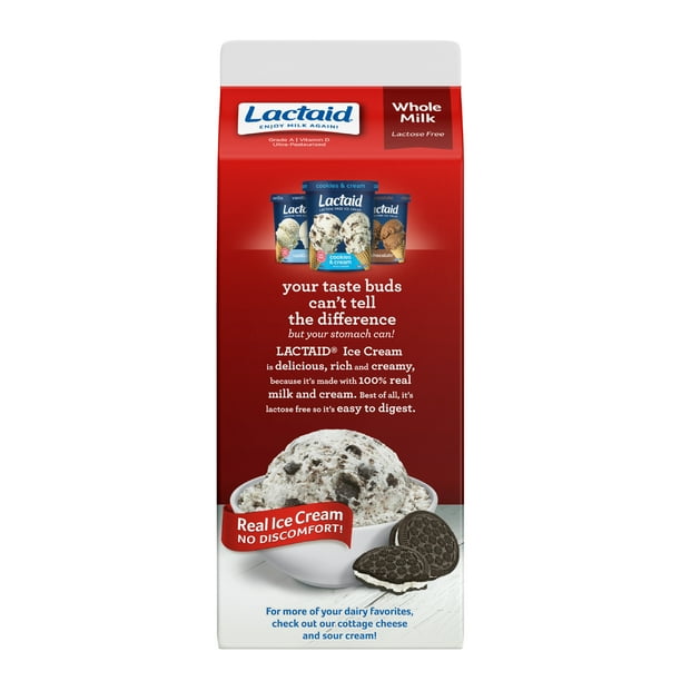 Lactaid Whole Milk, 64 oz