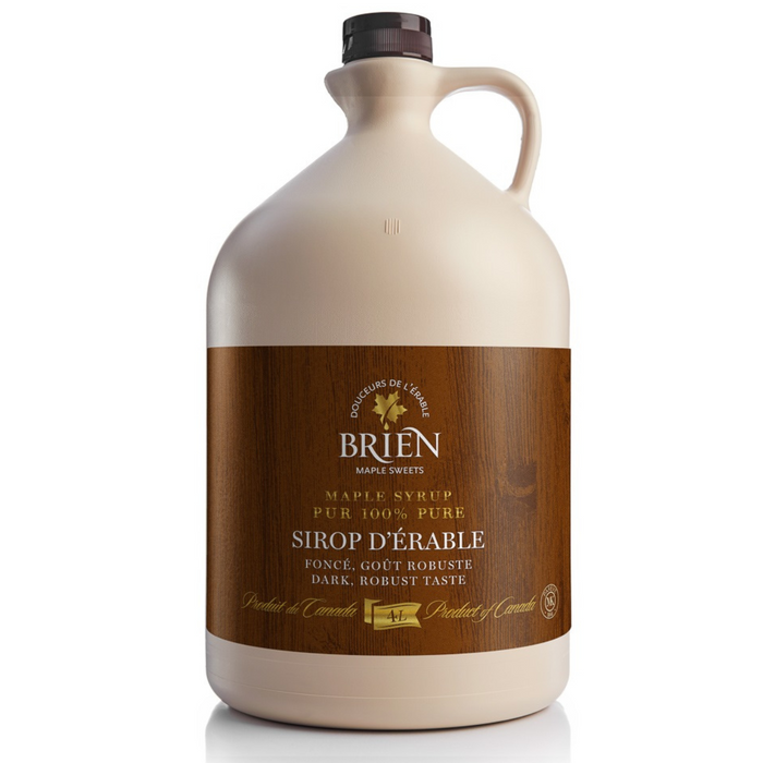 Maple Syrup Jug, 4L (Dark, Robust Taste)