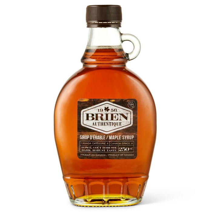 Maple Syrup Leone Bottle, 250ml (Dark, Robust Taste)
