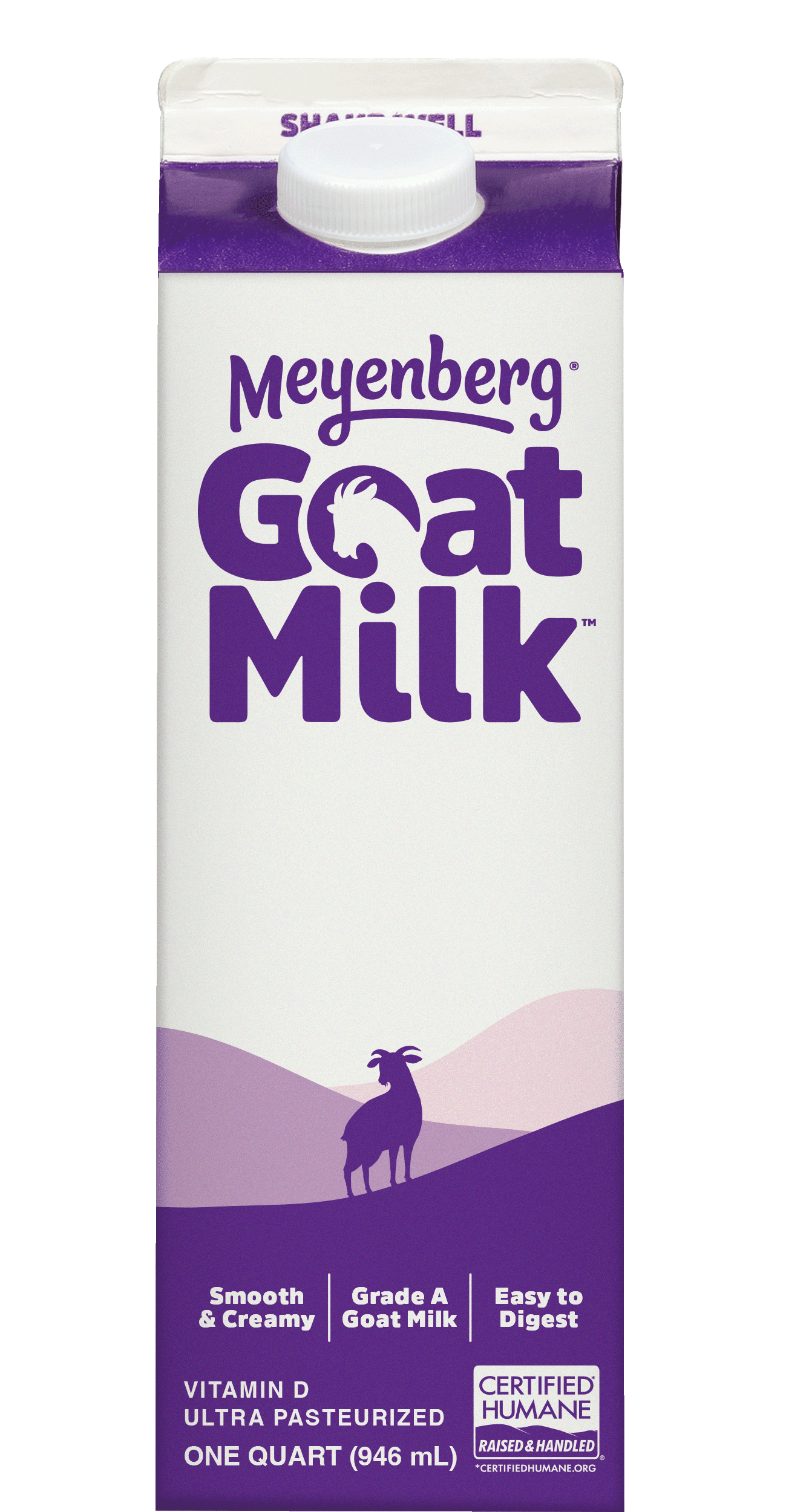 Meyenberg Fresh Whole Goat Milk, Ultra Pasteurized, 32 Fl Oz