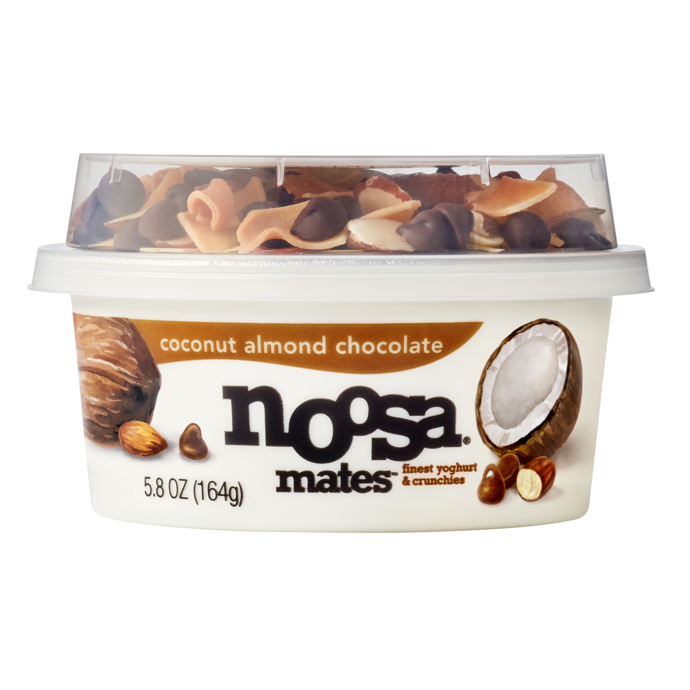 Noosa Yoghurt, Mates Whole Milk Yogurt &#038; Crunchies, Coconut Almond Chocolate, 5.8 oz