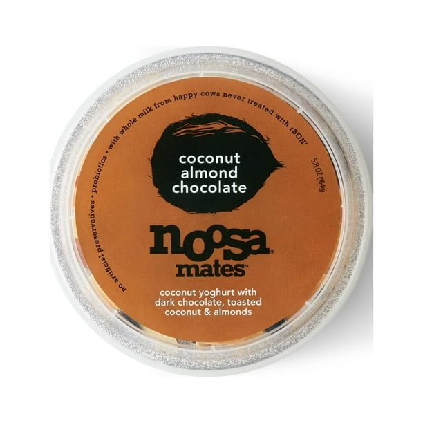 Noosa Yoghurt, Mates Whole Milk Yogurt &#038; Crunchies, Coconut Almond Chocolate, 5.8 oz