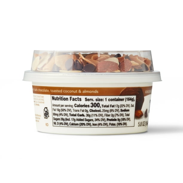 Noosa Yoghurt, Mates Whole Milk Yogurt &#038; Crunchies, Coconut Almond Chocolate, 5.8 oz