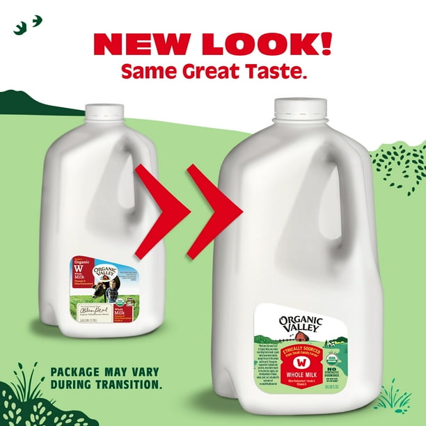 Organic Valley, Organic Whole Milk, Gallon Jug (128 oz)
