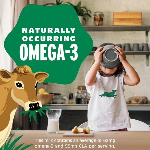 Organic Valley, Organic Whole Milk, Grassfed, Half Gallon Carton (64 oz)