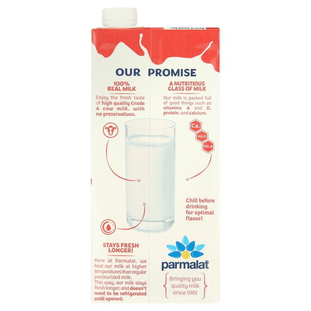 Parmalat Shelf Stable UHT Whole Milk 1 Qt