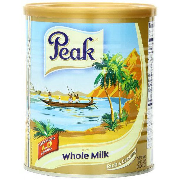 Peak Instant Full-Cream Dry .. Whole Milk Powder, 400-Grams