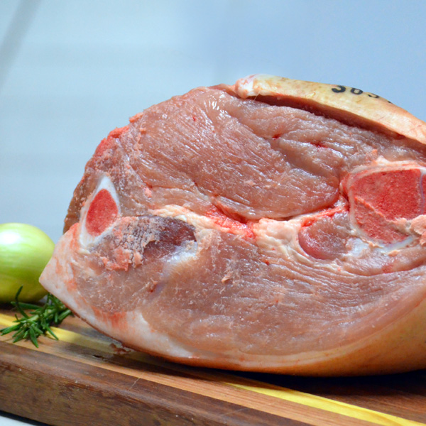 Pork leg roast