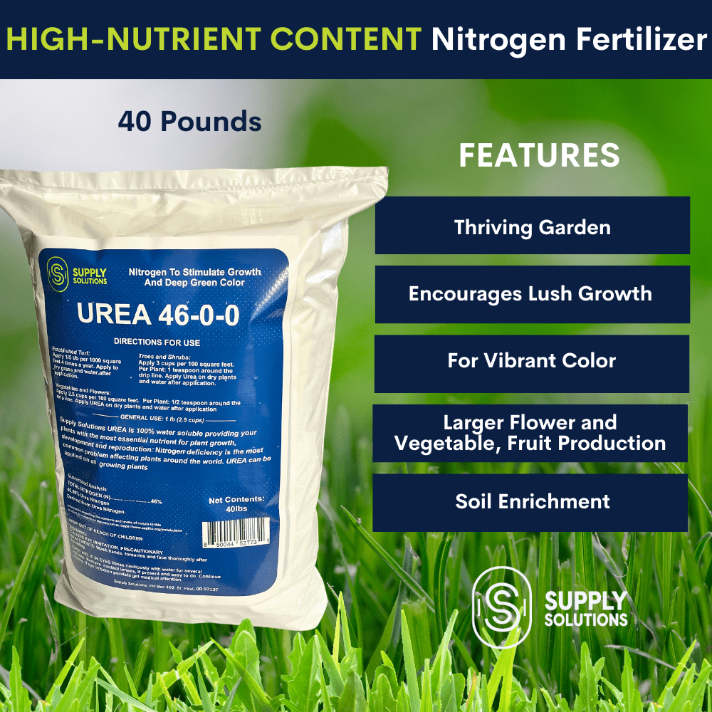 Urea Nitrogen Organic Indoor &#038; Outdoor Fertilizer &#8211; Plant Food (40 Pounds)