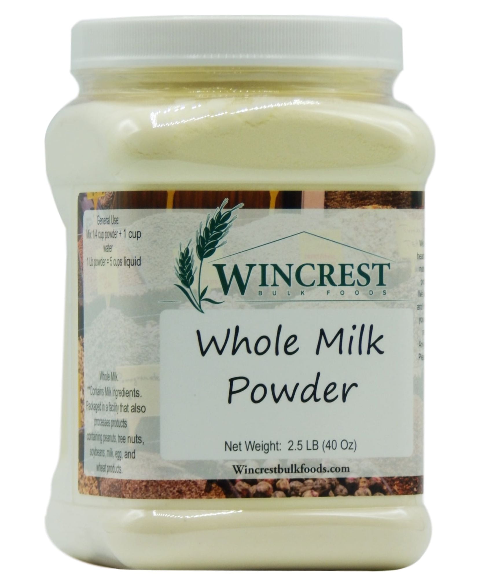 WinCrest Whole Milk Powder &#8211; 2.5 Lb Tub